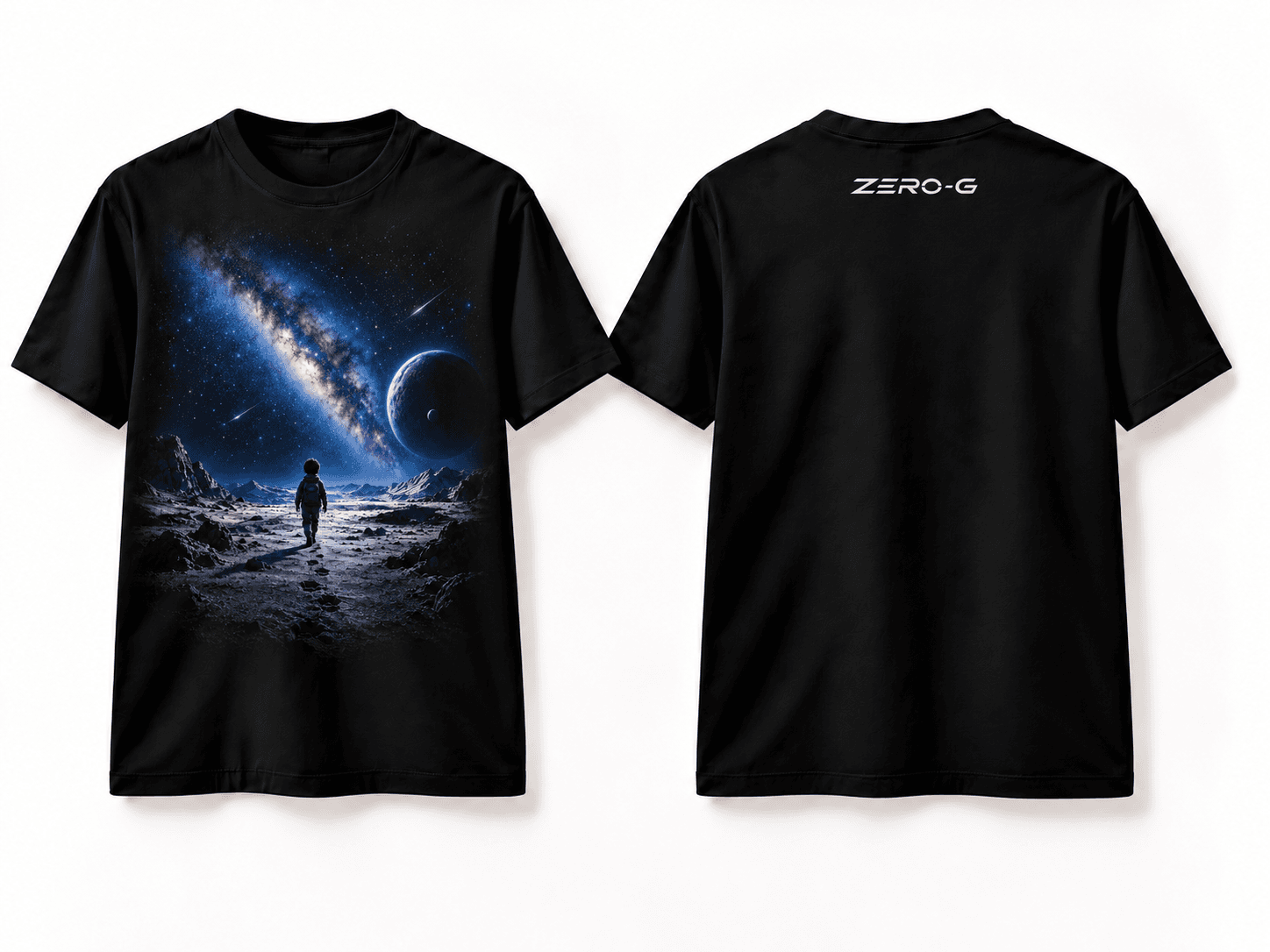 Boy Who Wonders — New Ground printed on a t-shirt